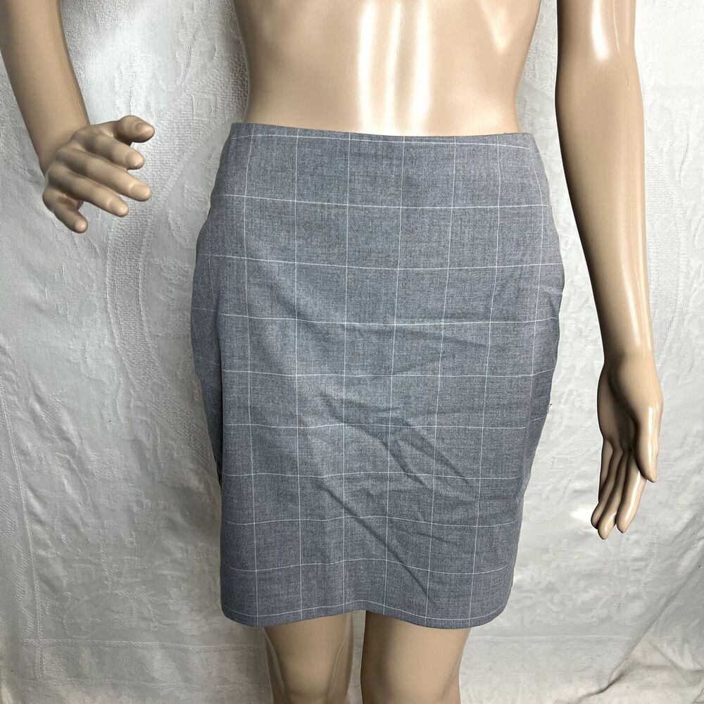 Banana Republic Gray High Waist Pencil Skirt